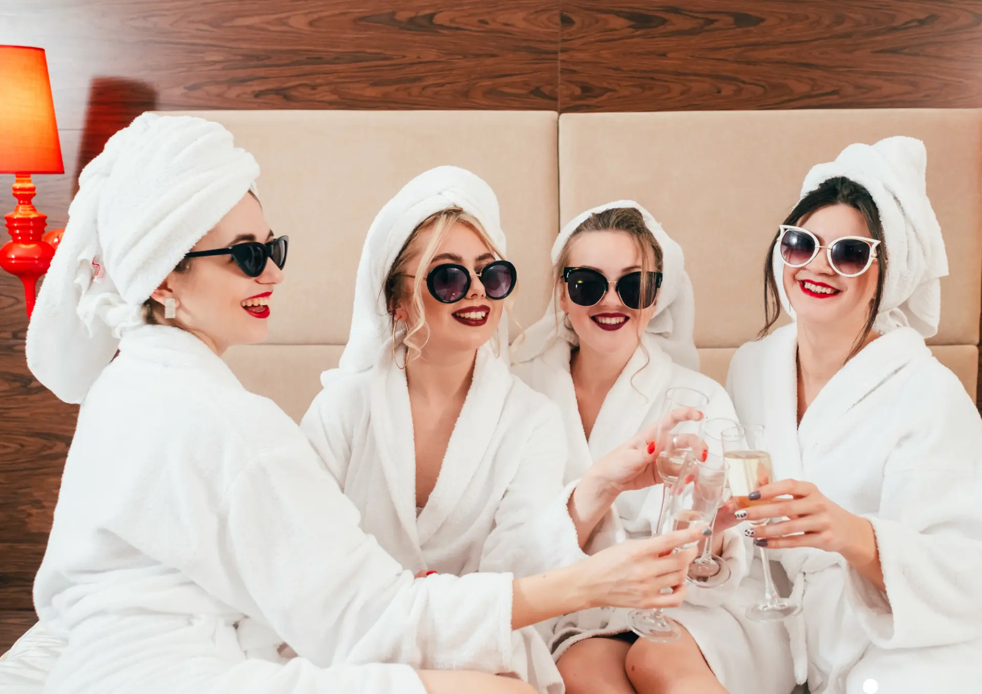 Moment de bien-être entre amies